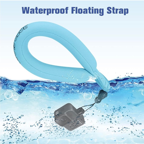 JOTO 2 Pack Floating Wrist Strap for Waterproof Camera Underwater Phone Pouch - Picture 7 of 8